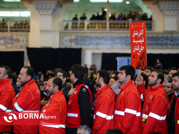 تشییع شهدای آتش نشان حادثه پلاسکو-2