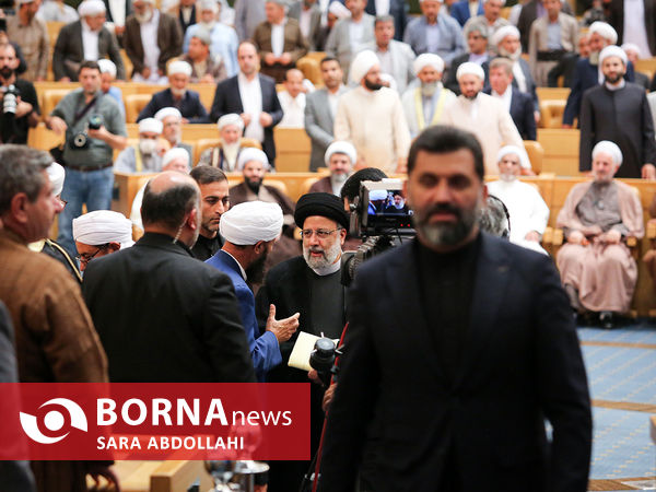 دیدار علما و نخبگان اهل سنت با رییس جمهور