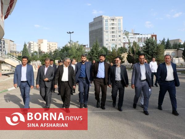 بازدید میدانی معاونین استاندار و مدیران استانی از مجموعه‌های محل برگزاری مسابقات والیبال مردان آسیا در ارومیه