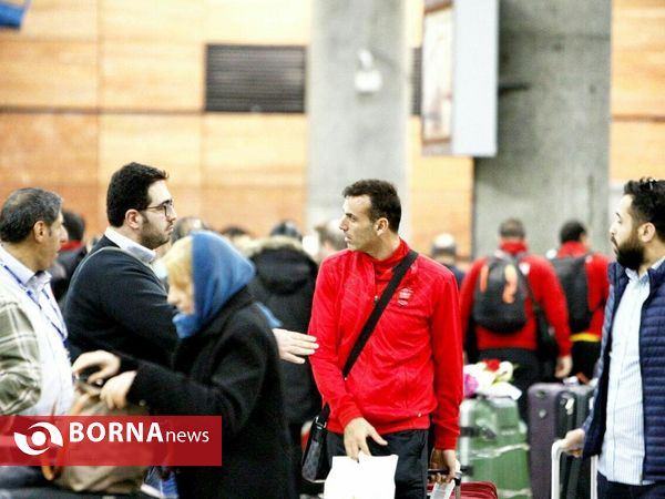 بازگشت تیم فوتبال پرسپولیس به ایران
