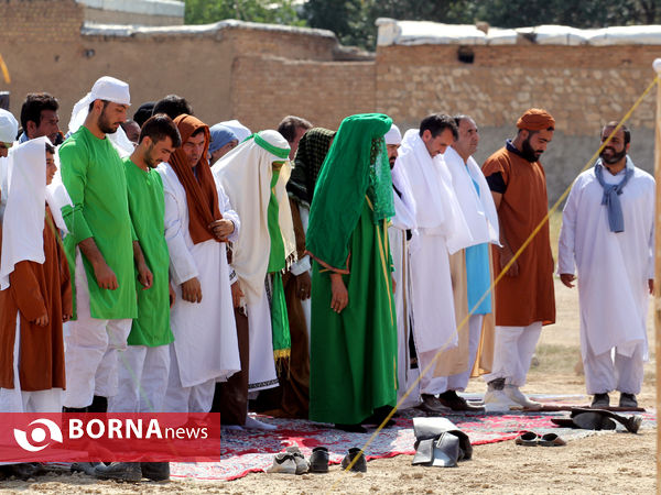 بازسازی واقعه غدیر در شهر زرقان فارس