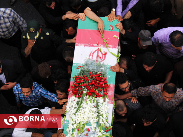 تشییع مخترع شهید محمد پازوکی در سمنان