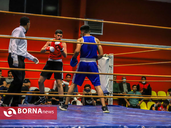 مسابقات بوکس قهرمانی بزرگسالان استان مرکزی