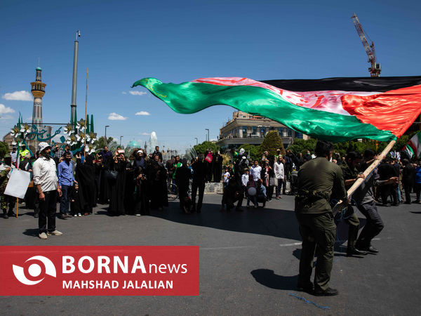 راهپیمایی روز قدس در مشهد