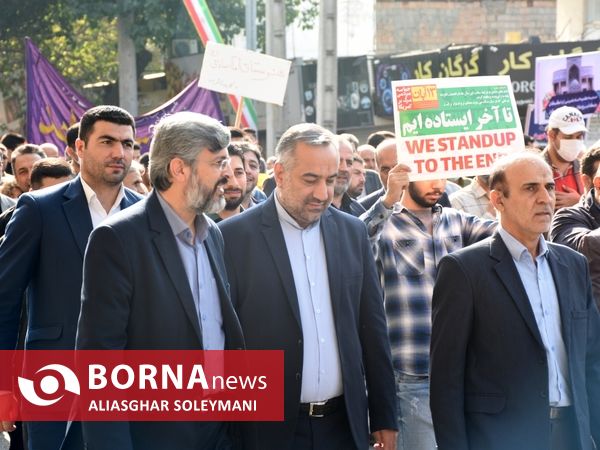 راهپیمایی ۱۳ آبان در گرگان
