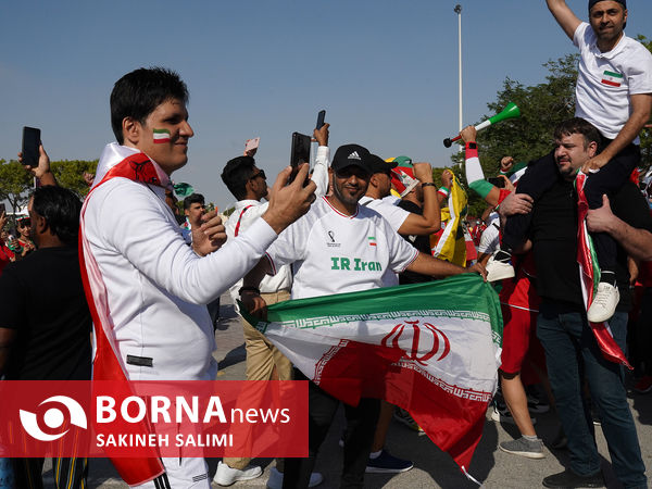 ورزشگاه خلیفه قطر در آستانه دیدار ایران - انگلیس