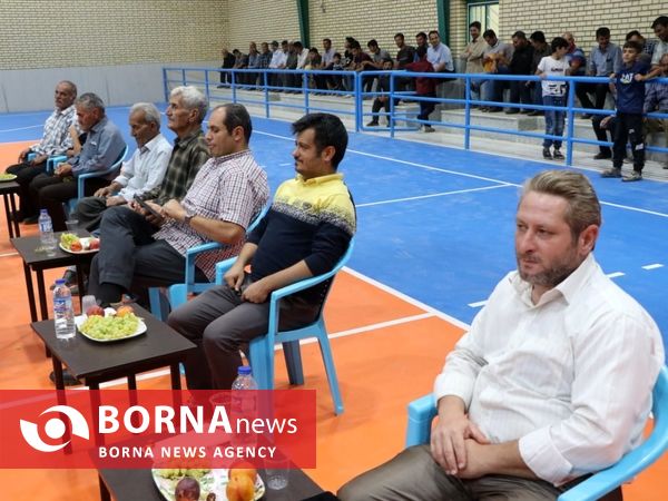 افتتاح سالن ورزشی روستای الیاس آباد ارومیه با حضور مسئولان شهری و استانی