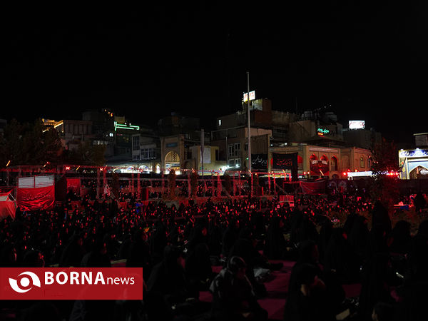 مراسم عزای شب تاسوعای حسینی  "علیه السلام"-میدان تجریش