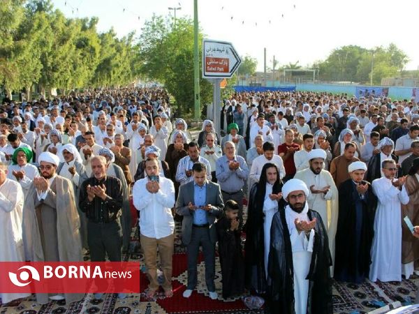 اقامه نماز عید فطر در هویزه