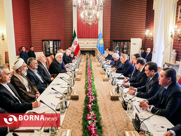 استقبال رسمی از رییس جمهور قزاقستان