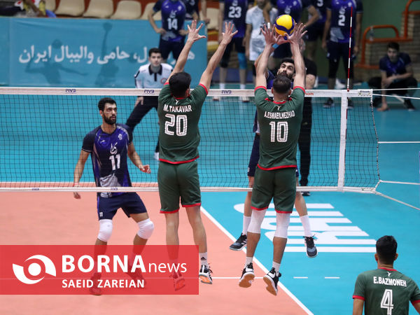 دیدار تیم های والیبال پیکان تهران - پاس تهران