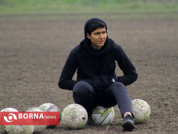 تمرین تیم فوتبال بانوان ملوان بندرانزلی