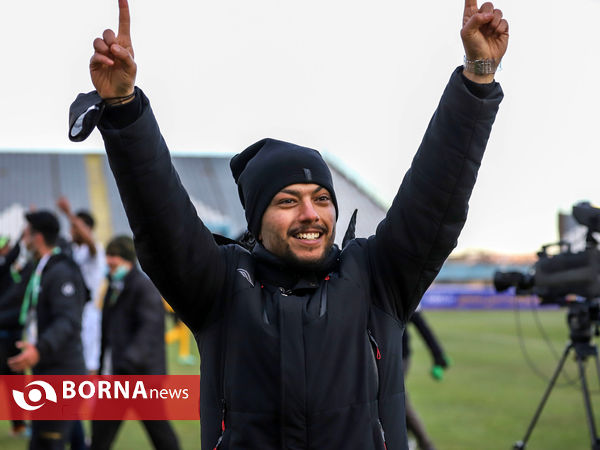 در حاشیه دیدار تیم های فوتبال آلومینیوم  - سپاهان