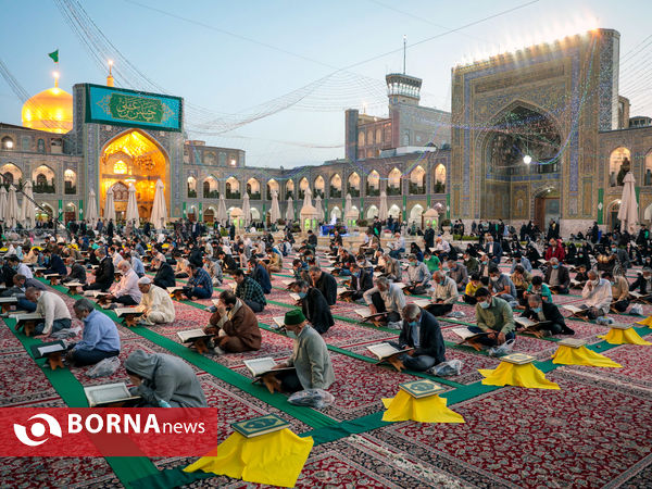 ترتیل خوانی قرآن کریم در حرم مطهر رضوی
