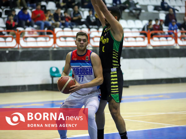 دیدار تیم های بسکتبال نبوغ - کاله