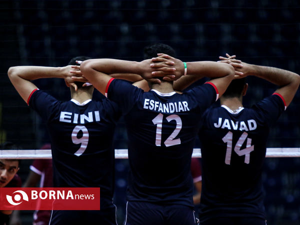 دیدار تیم های والیبال جوانان ایران-قطر