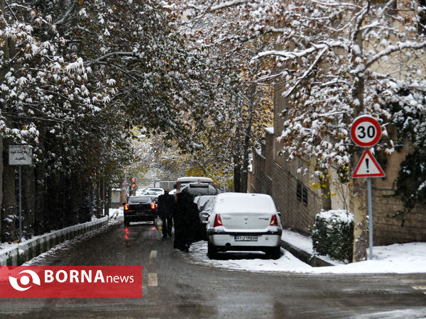 بارش برف در تهران