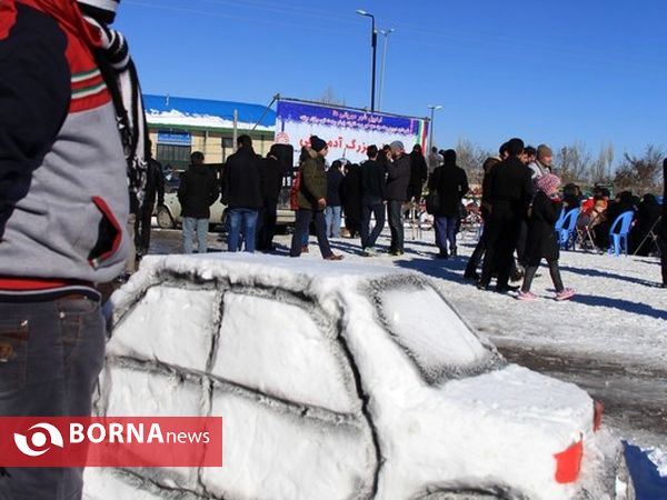 جشنواره بزرگ آدم برفی در اردبیل