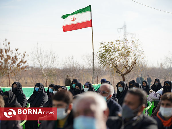 آیین رونمایی از المان شهید محسن فخری زاده