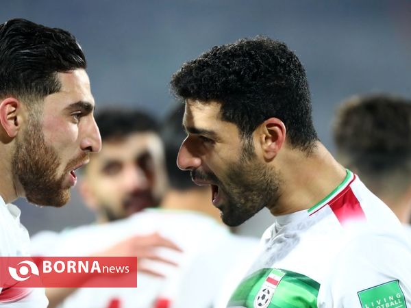 دیدار تیم های فوتبال ایران - عراق