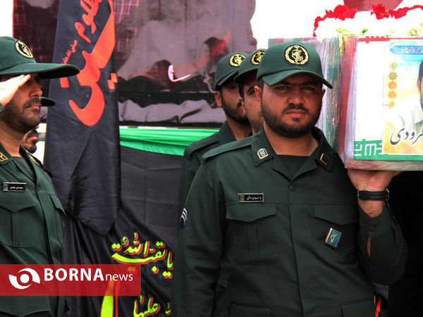 تشییع مخترع شهید محمد پازوکی در سمنان