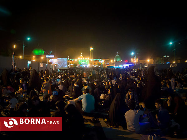 شب بیست و یکم ماه رمضان در مسجد شاه‌عبدالعظیم