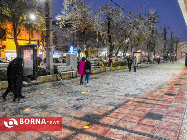 چهره زمستانی اراک در آخرین ماه پاییز