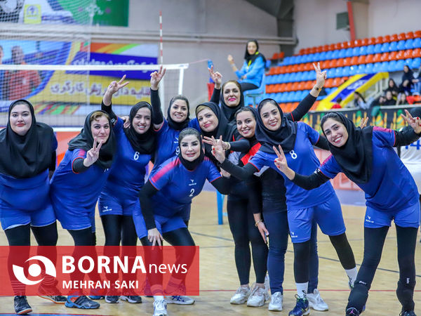 مسابقات والیبال کارگری بانوان