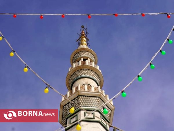 چراغانی مسجد مقدس جمکران در آستانه نیمه شعبان