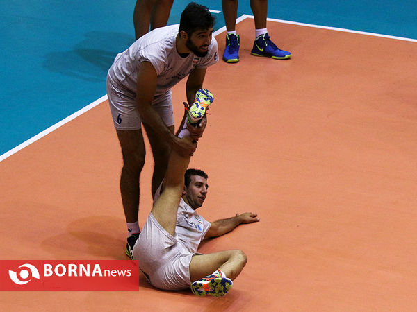 آخرین تمرین تیم ملی والیبال قبل از مسابقات جام جهانی