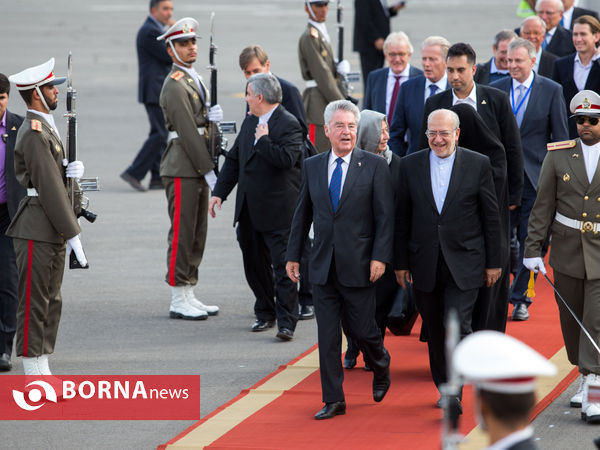 ورود رئیس جمهوری اتریش به تهران (2)