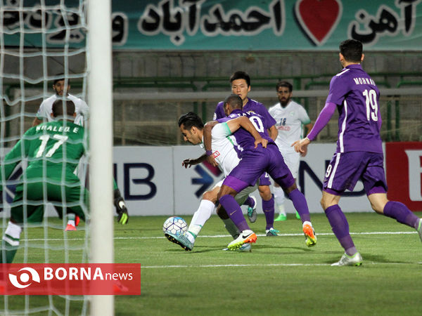 دیدار تیم های ذوب اهن اصفهان العین امارات
