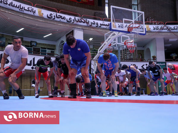 تمرین تیم ملی کشتی آزاد