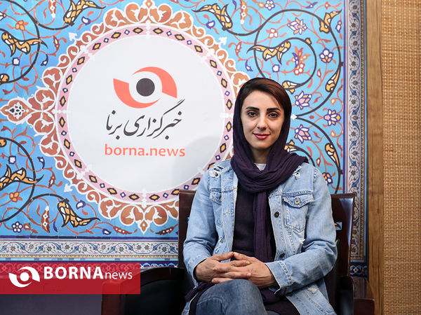 حضور " الناز رکابی " در خبرگزاری برنا