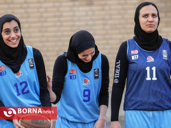 تمرینات تیم بسکتبال اکسیژن اراک