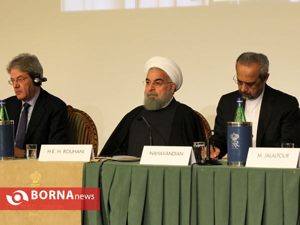 رییس جمهوری در نشست تجاری ایران و ایتالیا
