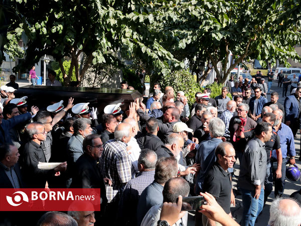 تشییع پیکر جعفر کاشانی پیشکسوت فوتبال