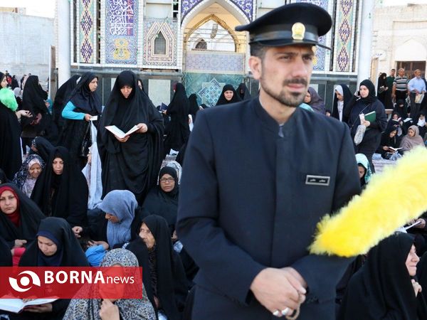 نماز عید قربان در حرم مطهر رضوی