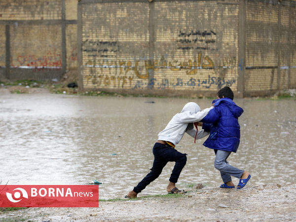روستاهای اطراف شیراز روی آب