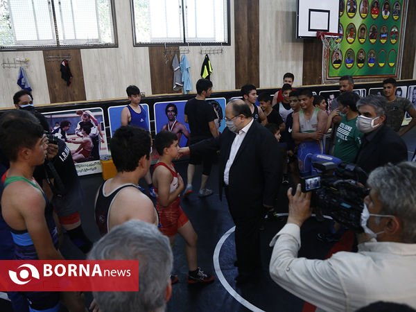 افتتاح  بخش های بازسازی شده ورزشگاه شهید معتمدی تهران