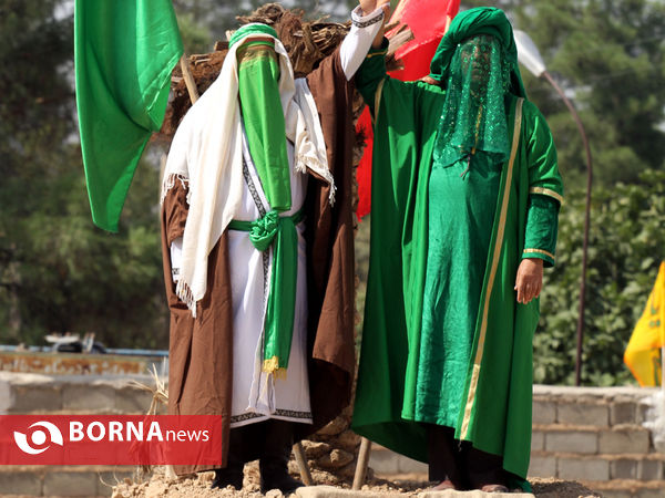 بازسازی واقعه غدیر در شهر زرقان فارس