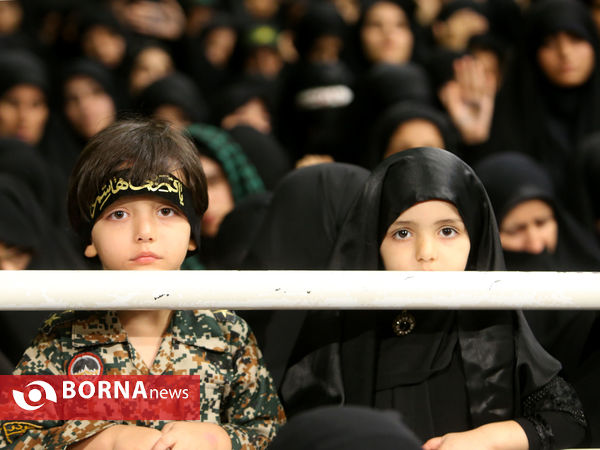مراسم عزاداری شب عاشورا در حضور رهبر انقلاب