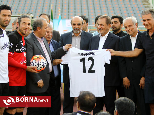 حضور معاون اول رئیس جمهور در تمرینات تیم ملی فوتبال (2)