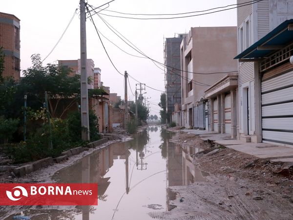 آبادان سه روز بعد از بارندگی