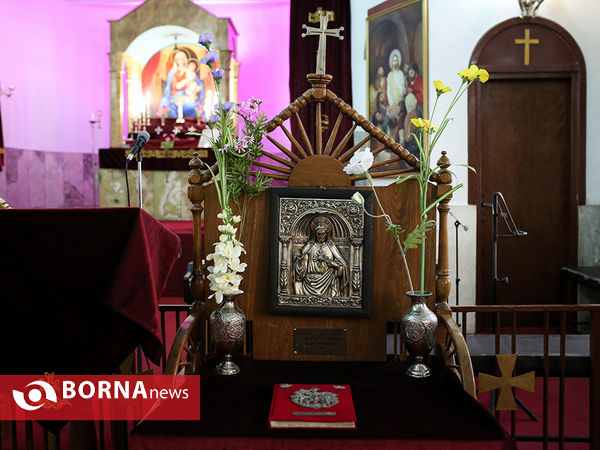 دیدار سخنگوی دولت با خیرین ارامنه در کلیسای ارامنه وارطان مقدس