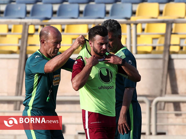 تمرین تیم فوتبال پرسپولیس تهران