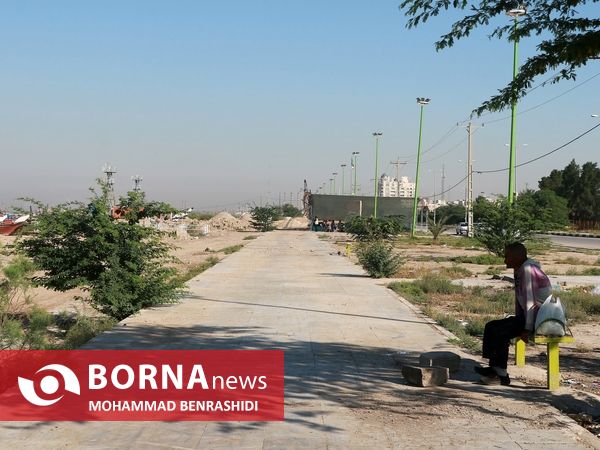 مراسم کلنگ زنی پارک 20 هکتاری خلیج فارس آبادان