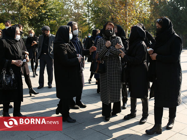 مراسم وداع با پورنگ پورشیرازی