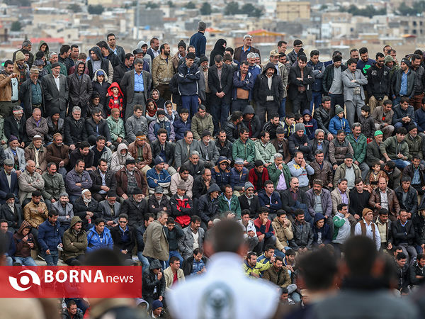 کشتی با چوخه در گود زینل خان - اسفراین