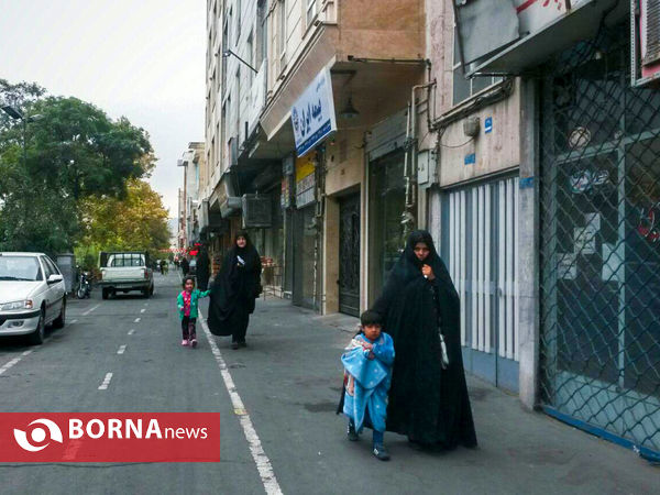 اولین باران پاییزی - شرق تهران ( عکس : شیرین عابدی )